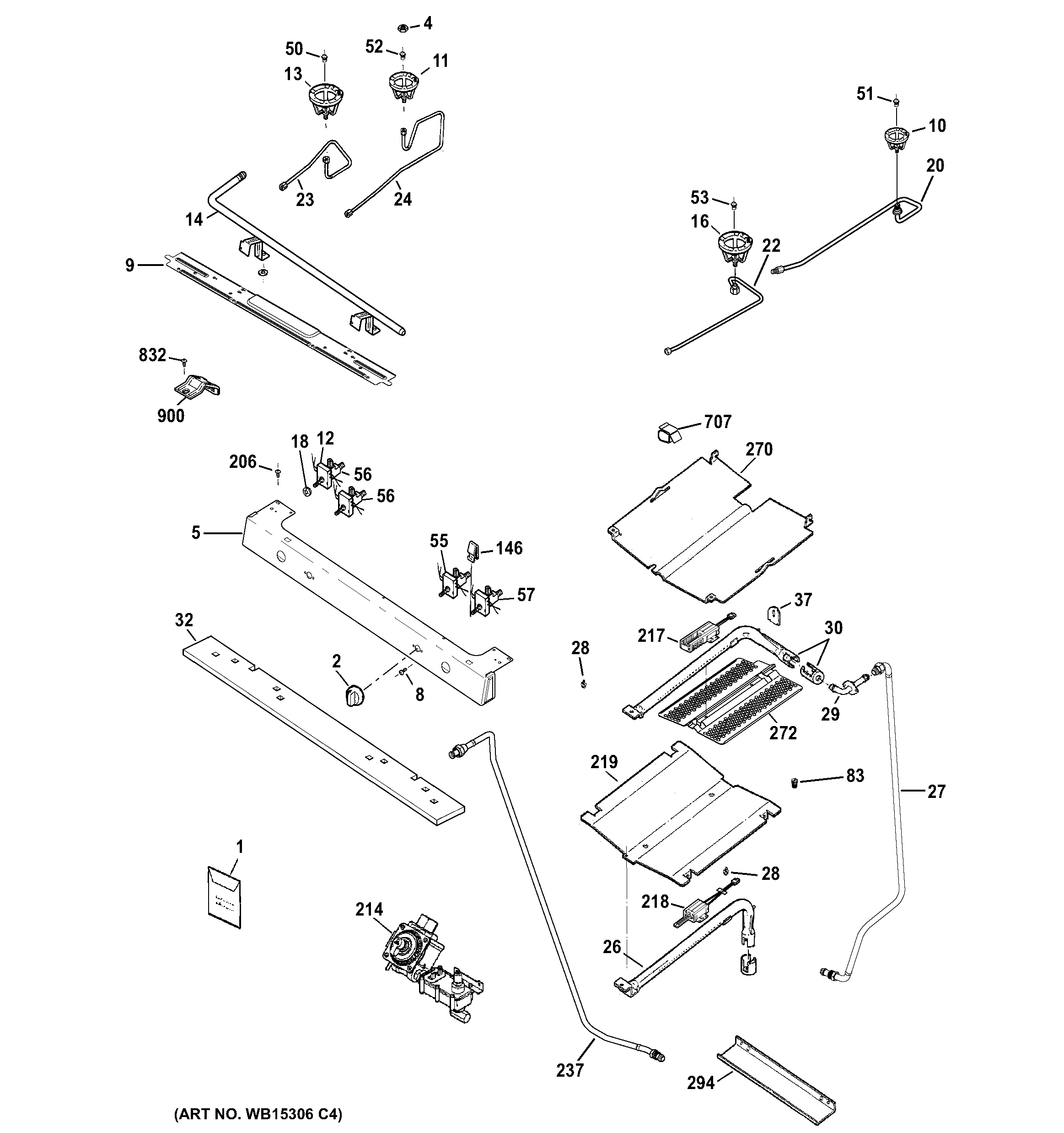 Gas & burner parts