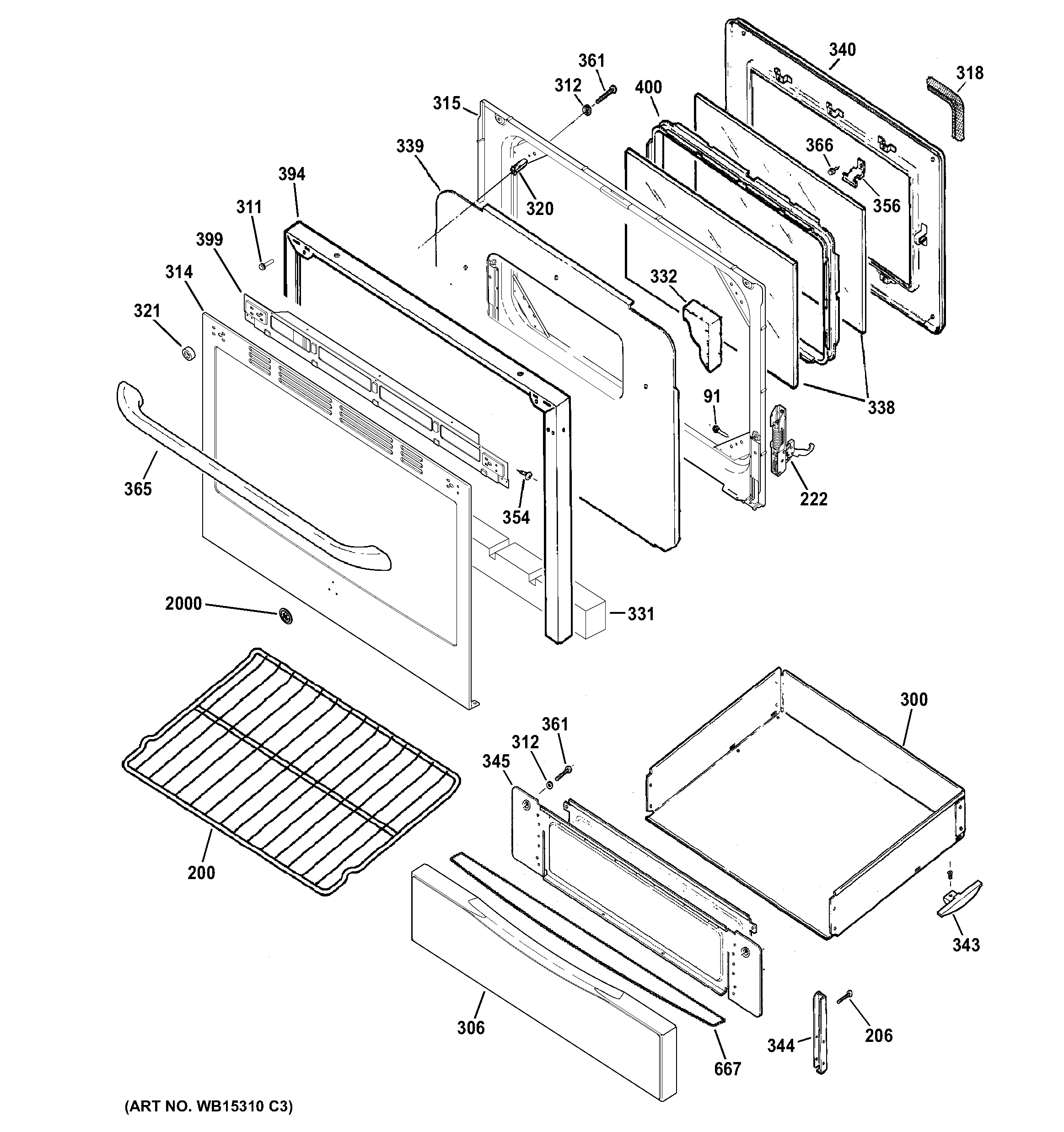 Door & drawer parts