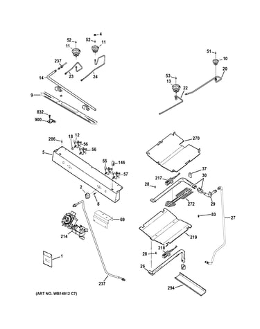 Gas & burner parts