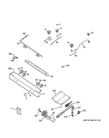 Gas & burner parts