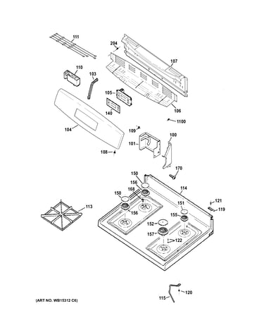 Control panel & cooktop