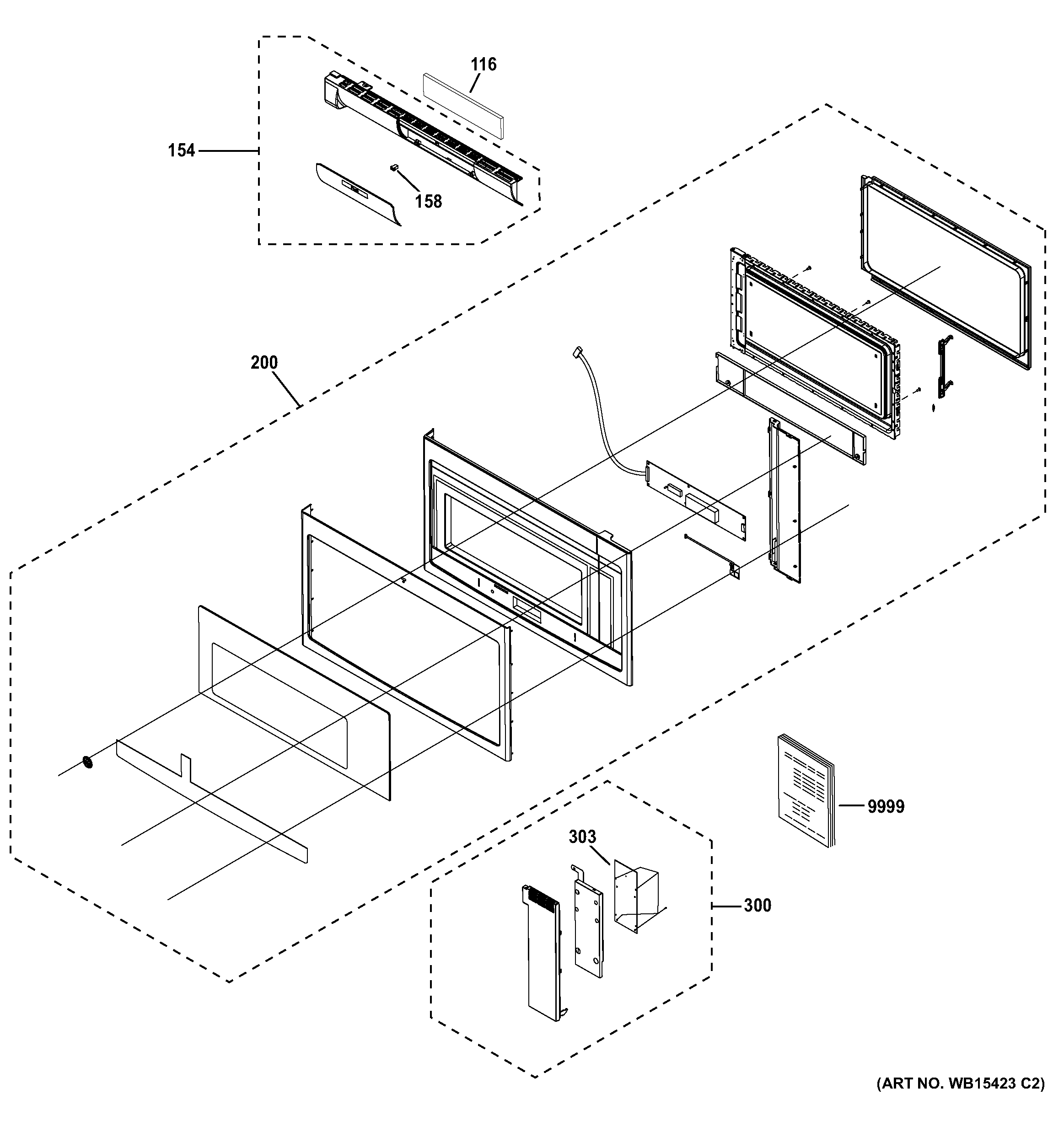 Control panel & door parts