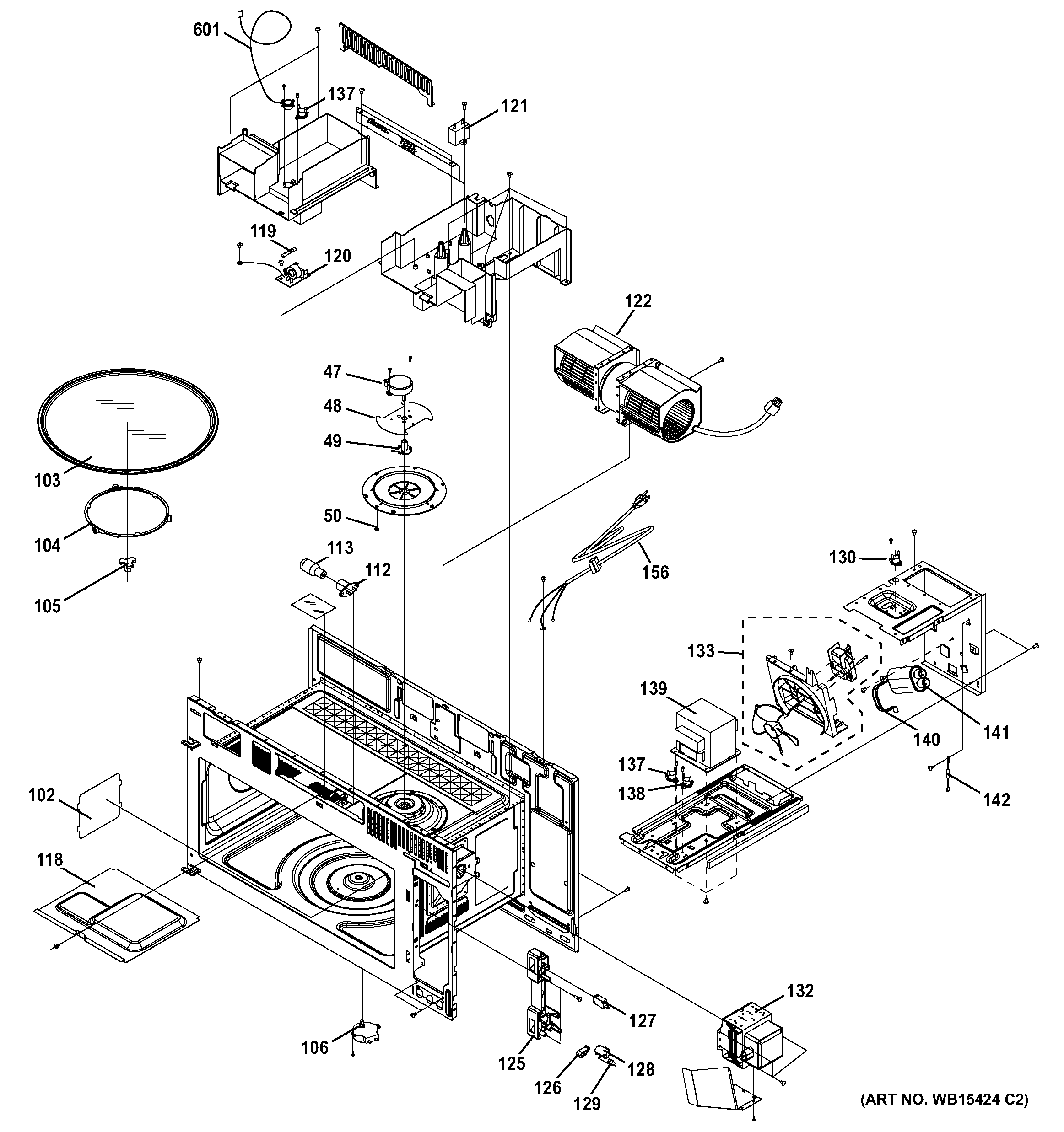 Oven cavity parts