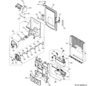 GE CFE28TSHGSS ice maker & dispenser diagram