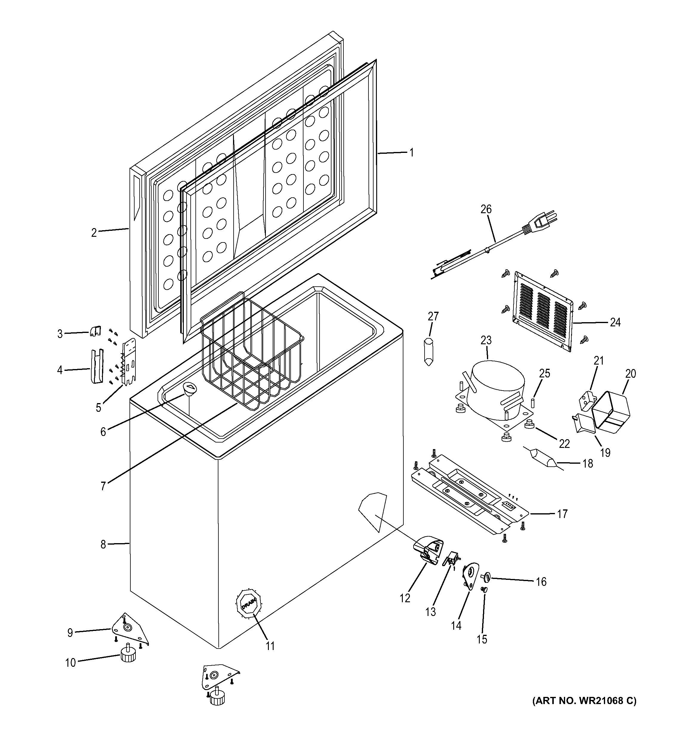 Freezer parts