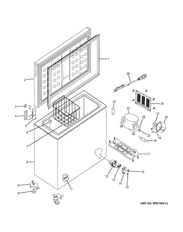 Freezer parts
