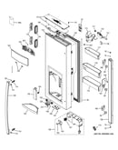 Dispenser door