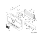 GE GNE29GGHEBB freezer section diagram