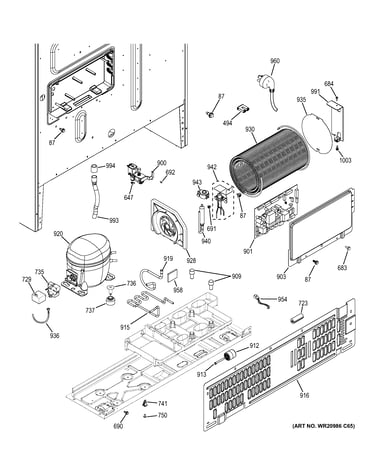 Machine compartment