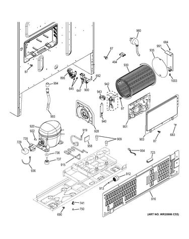 Machine compartment