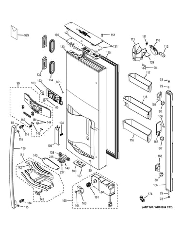 Dispenser door