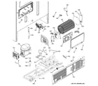 GE ZWE23ESHFSS machine compartment diagram