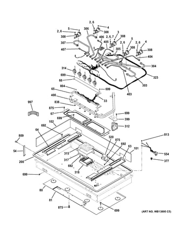 Gas & burner parts