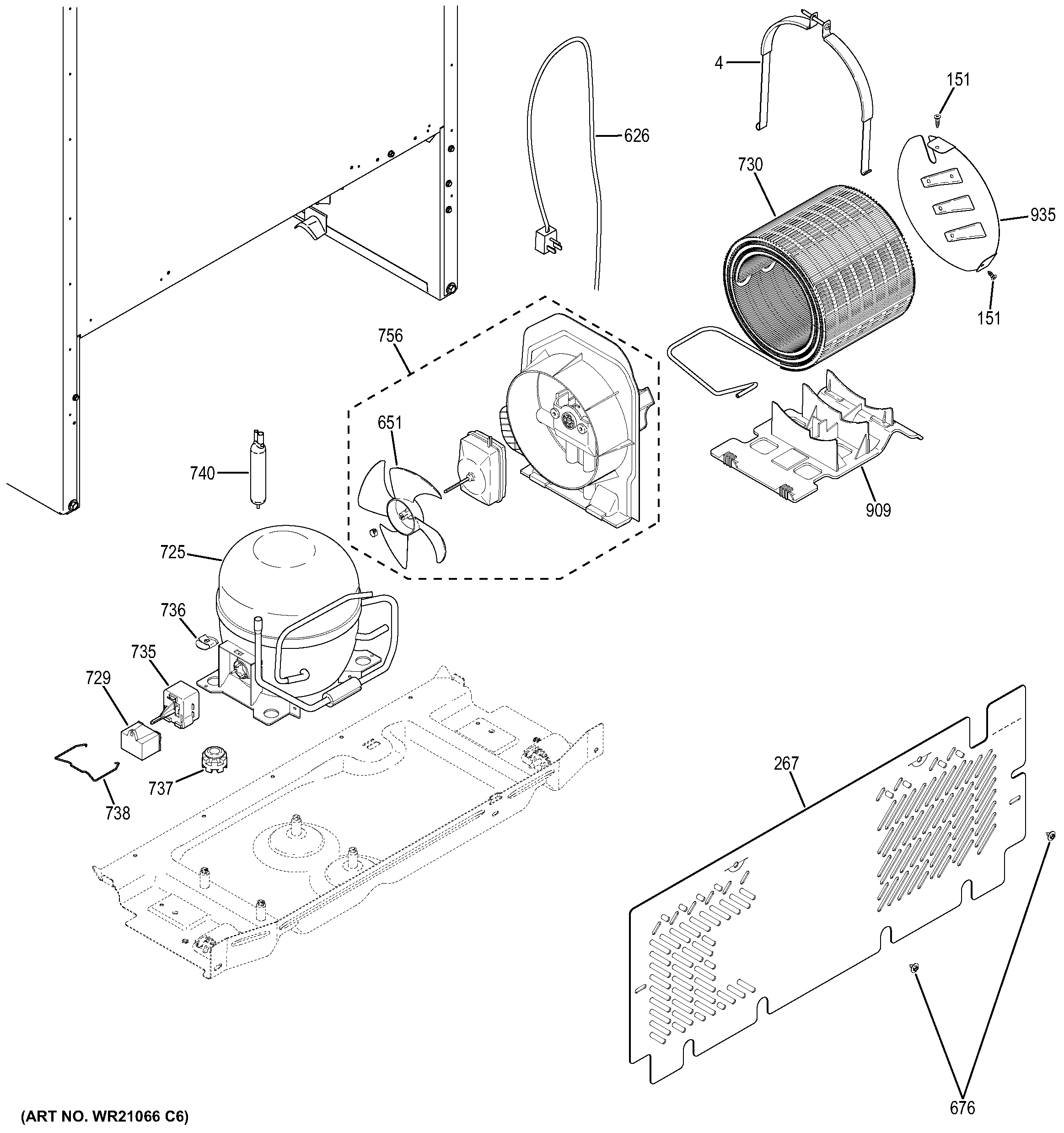 Machine compartment