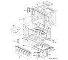 GE PSB2200NBB01 oven cavity parts diagram