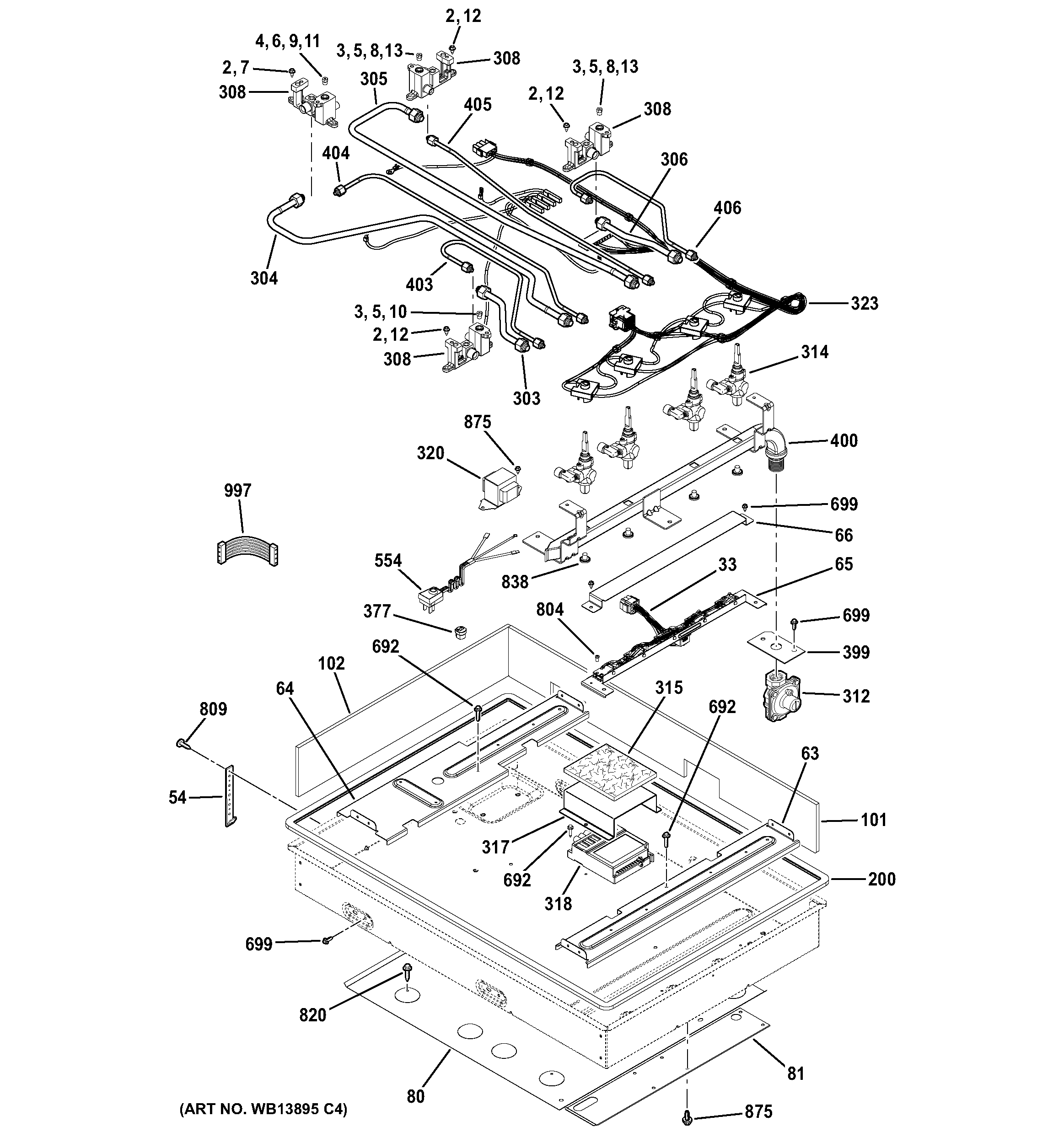 Gas & burner parts