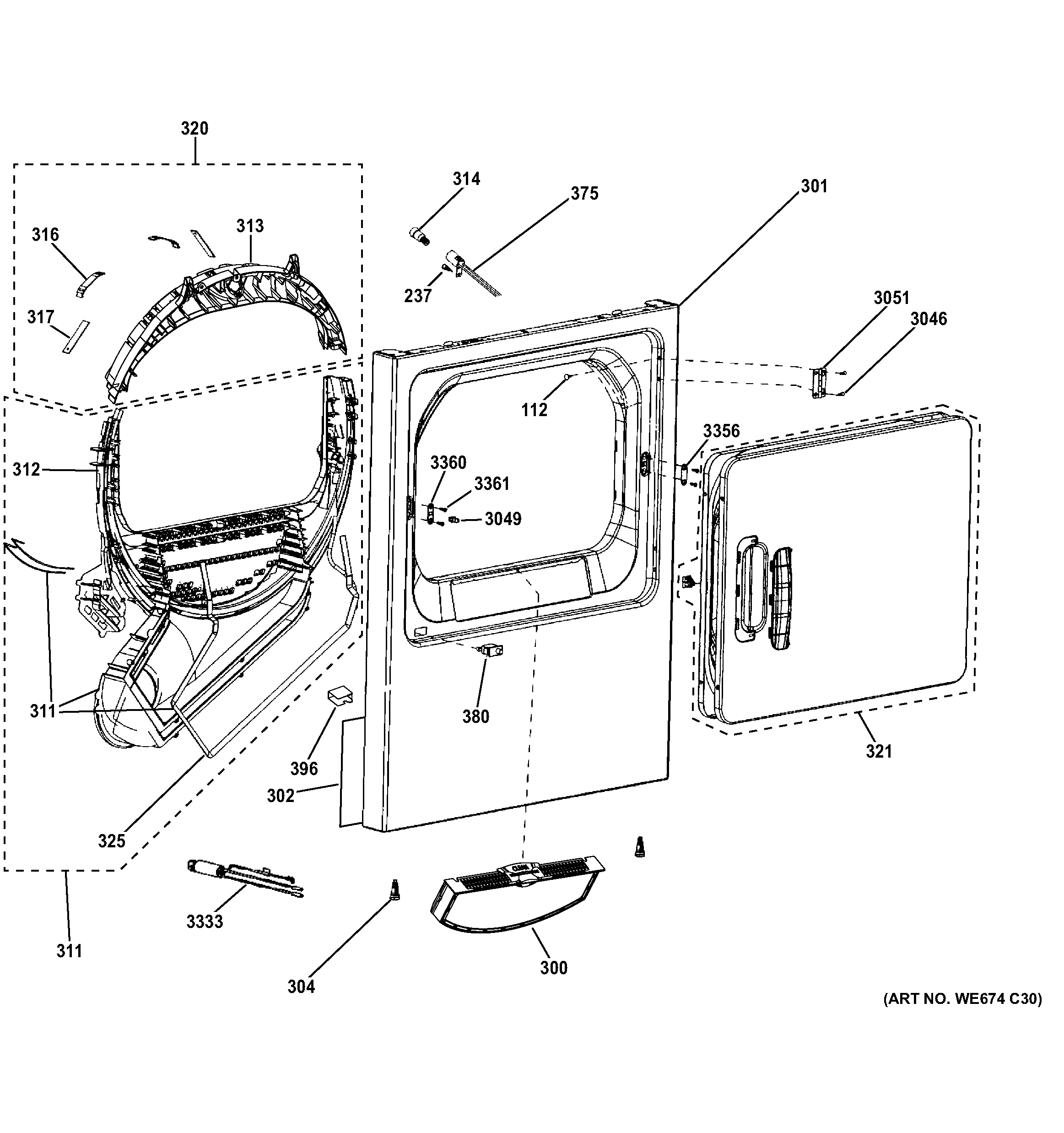 FRONT PANEL & DOOR