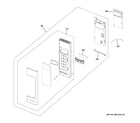 GE DVM7195SF1SS control parts diagram