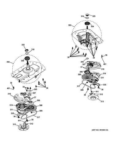 Motor & drive assembly