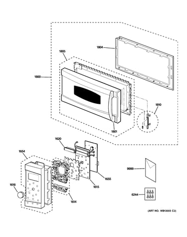 Control panel & door parts