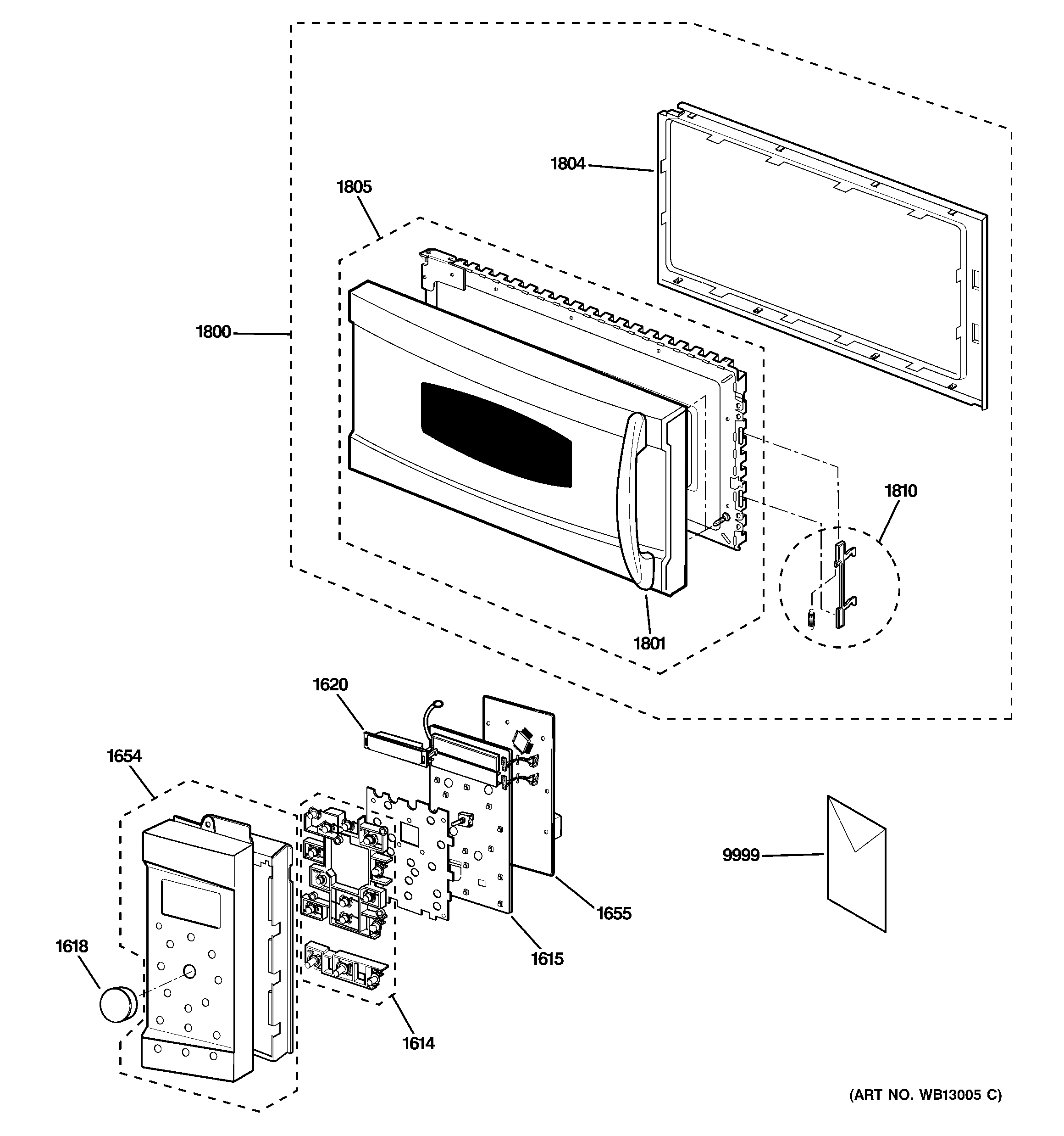 Control panel & door parts