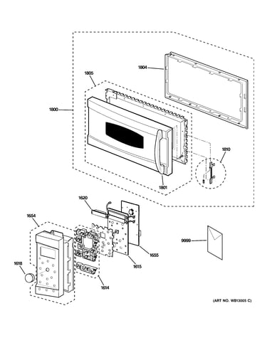 Control panel & door parts