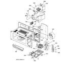 GE SCA1000DBB03 oven cavity parts diagram