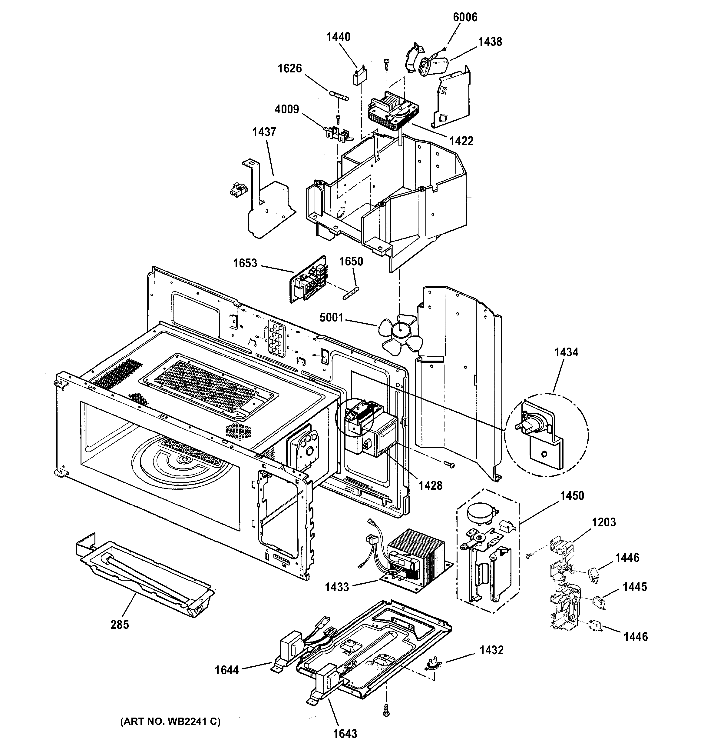 Oven cavity parts