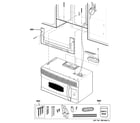 GE SCA1001HSS02 installation parts diagram