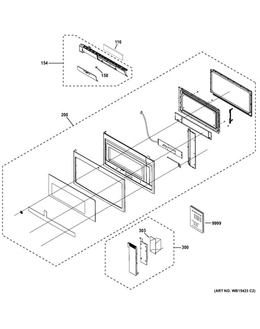 Control panel & door parts