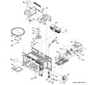 GE PVM9005SJ2SS oven cavity parts diagram