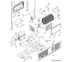 GE GFE26GMHDES machine compartment diagram