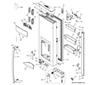 GE GFE26GSHCSS dispenser door diagram