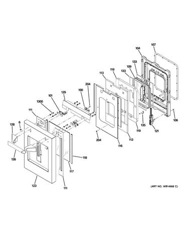 Small door assembly