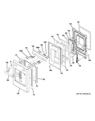 Small door assembly