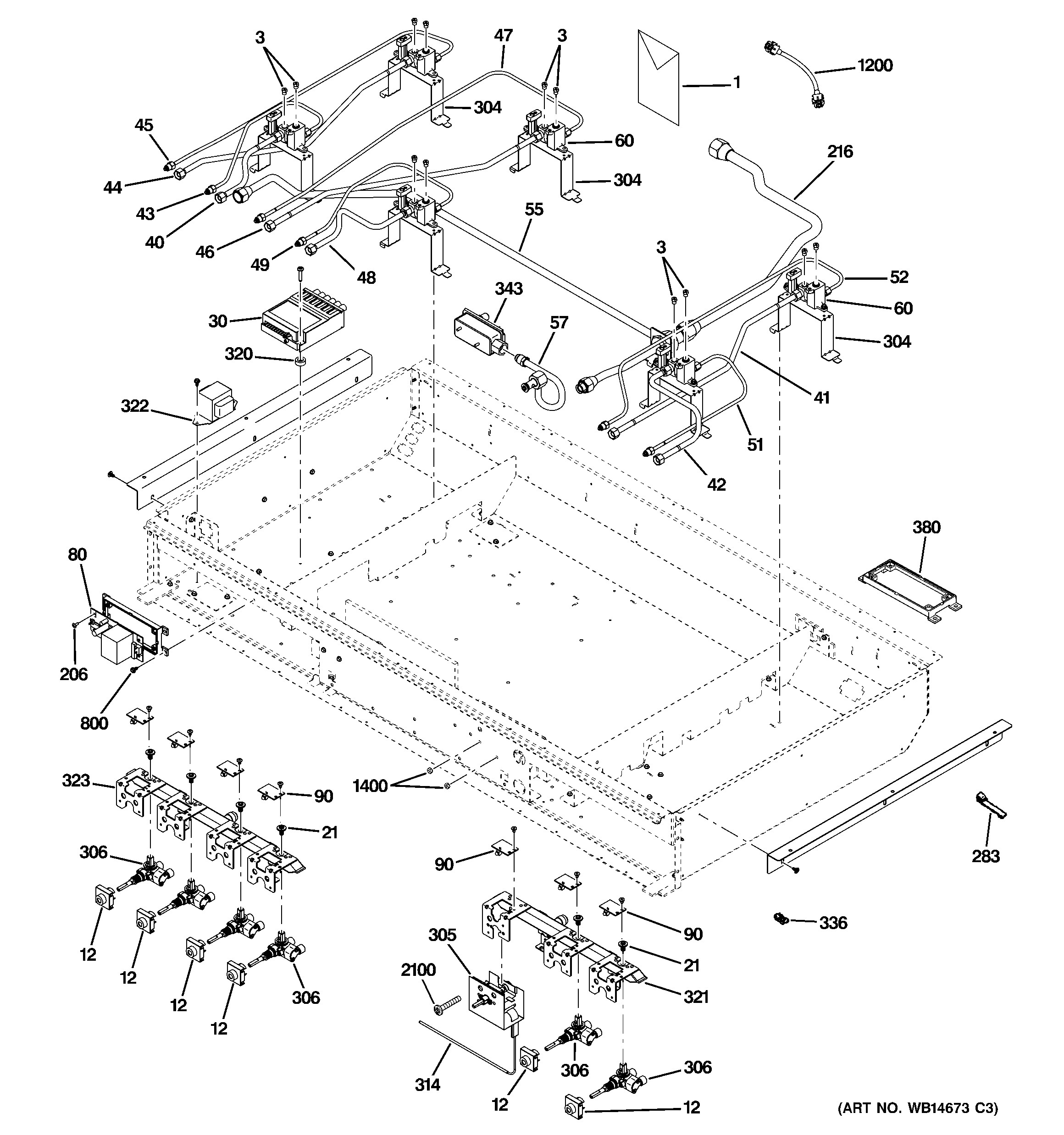 Gas & burner parts