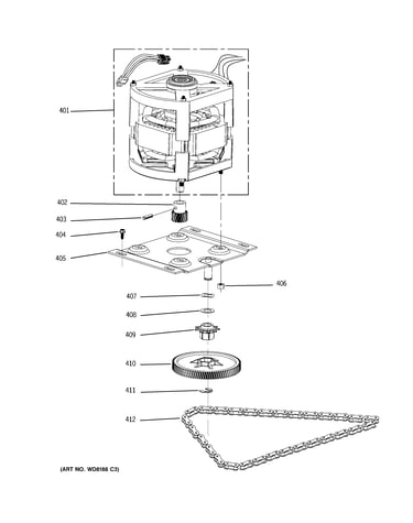 Motor & drive parts