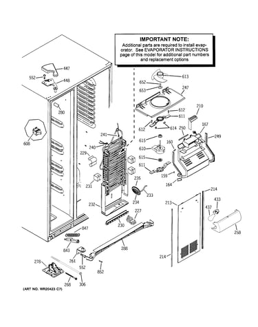 Freezer section