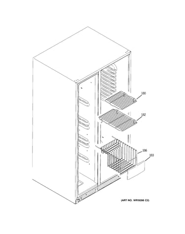 Freezer shelves
