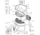 GE RE2H80R6-1NCWW control panel & shroud diagram