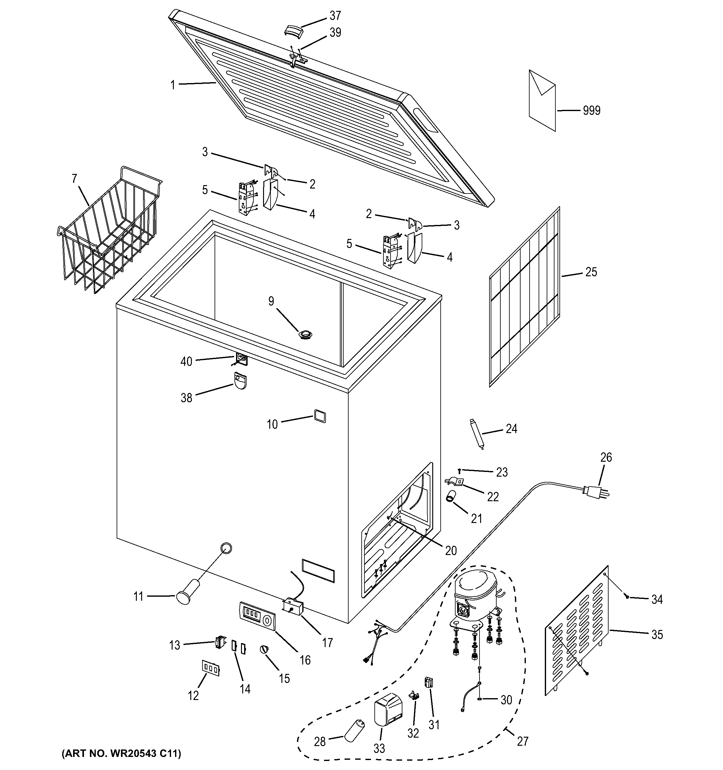 Freezer parts