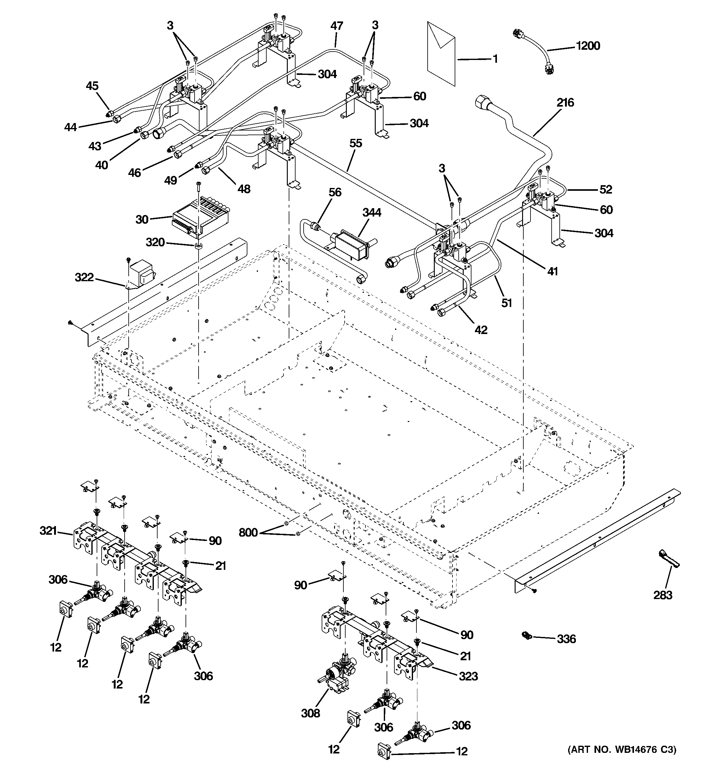 Gas & burner parts