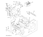 GE GSS23HSHBCSS ice maker & dispenser diagram