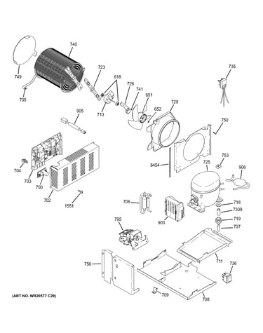 Machine compartment