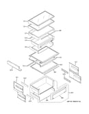 Fresh food shelves