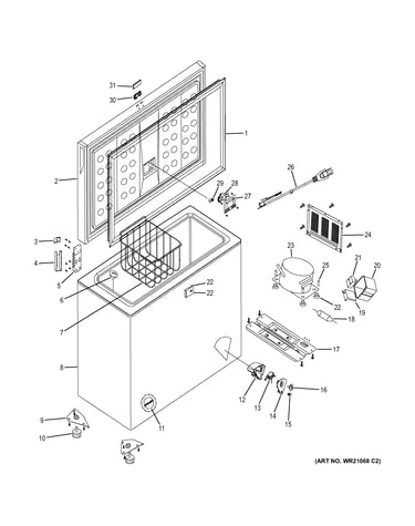 Freezer parts