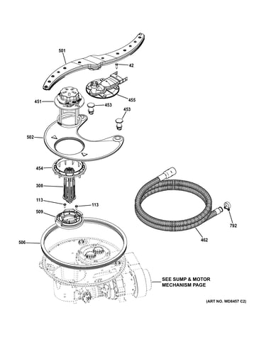 Sump & filter assembly