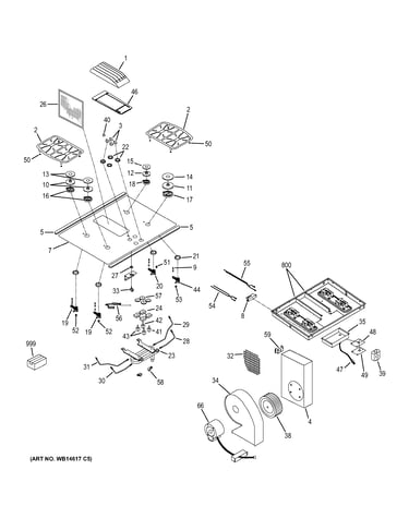 Control panel & cooktop
