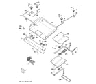 Hotpoint RGB780DEH1BB gas & burner parts diagram