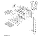 GE JT3500SF3SS upper oven diagram